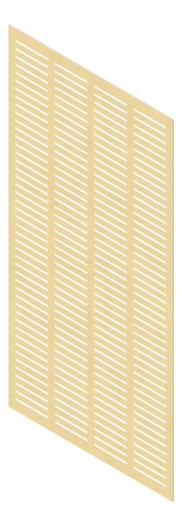 3D Presentation Image of Panel Acoustic Keystone KeyNirvana KS4 2400x1200 CurlyBirch