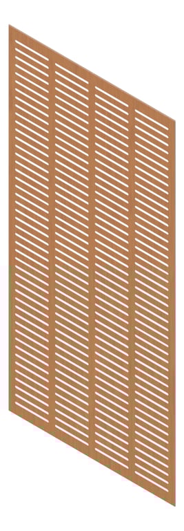 3D Presentation Image of Panel Acoustic Keystone KeyNirvana KS4 2400x1200 EuropeanWalnut