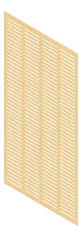 3D Presentation Image of Panel Acoustic Keystone KeyNirvana KS4 2400x1200 Laminex TasmanianOak