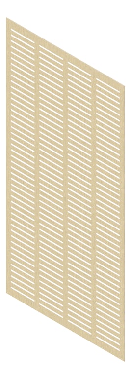 3D Presentation Image of Panel Acoustic Keystone KeyNirvana KS4 2400x1200 LaurelOak