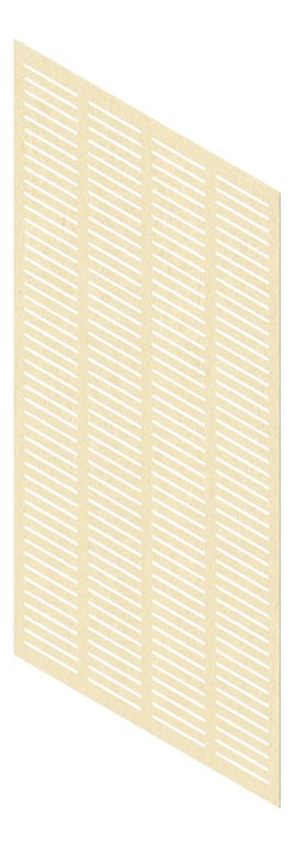 3D Presentation Image of Panel Acoustic Keystone KeyNirvana KS4 2400x1200 NaturalPly