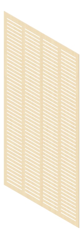 3D Presentation Image of Panel Acoustic Keystone KeyNirvana KS4 2400x1200 NordicOak