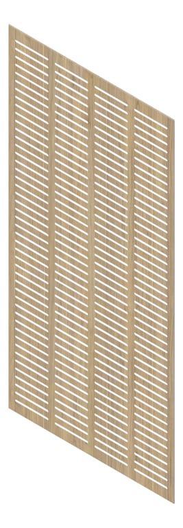 3D Presentation Image of Panel Acoustic Keystone KeyNirvana KS4 2400x1200 NotaioWalnut