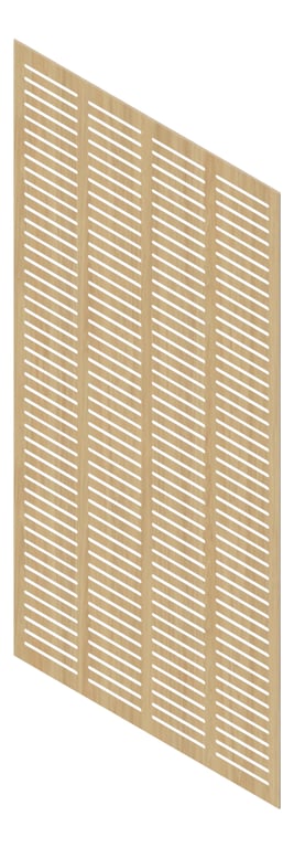 3D Presentation Image of Panel Acoustic Keystone KeyNirvana KS4 2400x1200 PrimeOak