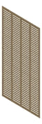 3D Presentation Image of Panel Acoustic Keystone KeyNirvana KS4 2400x1200 SepiaWalnut