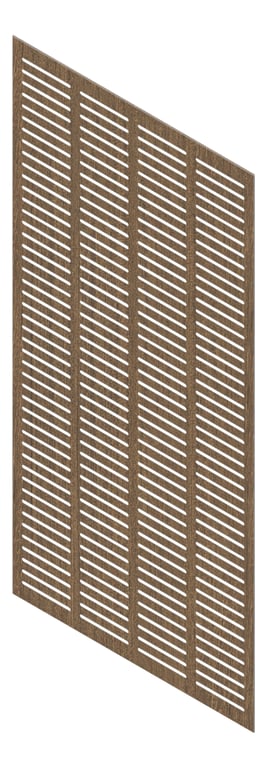 3D Presentation Image of Panel Acoustic Keystone KeyNirvana KS4 2400x1200 TasmanElm