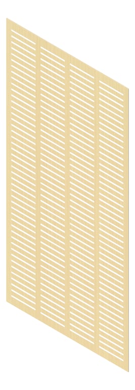 3D Presentation Image of Panel Acoustic Keystone KeyNirvana KS4 2400x1200 TurrosOak