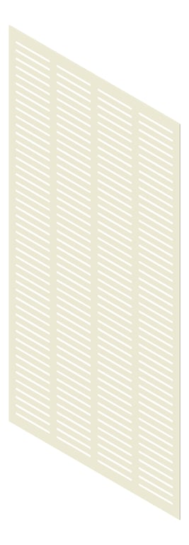 3D Presentation Image of Panel Acoustic Keystone KeyNirvana KS4 2400x1200 WhiteNatural