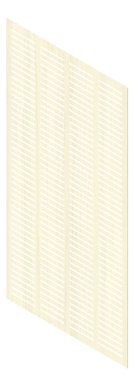 3D Presentation Image of Panel Acoustic Keystone KeyNirvana KS4 2400x1200 WhiteWood