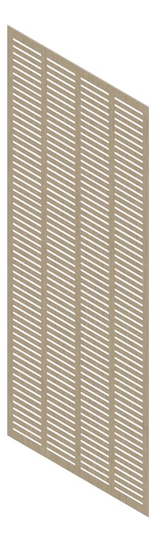 3D Presentation Image of Panel Acoustic Keystone KeyNirvana KS4 3000x1200 ArtisanOak