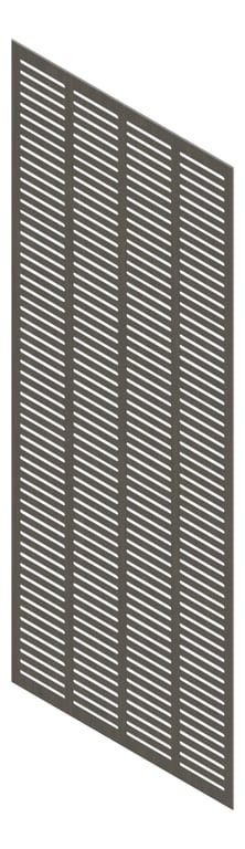 3D Presentation Image of Panel Acoustic Keystone KeyNirvana KS4 3000x1200 BlackendLegno