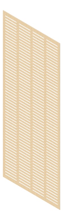 3D Presentation Image of Panel Acoustic Keystone KeyNirvana KS4 3000x1200 BlondeOak