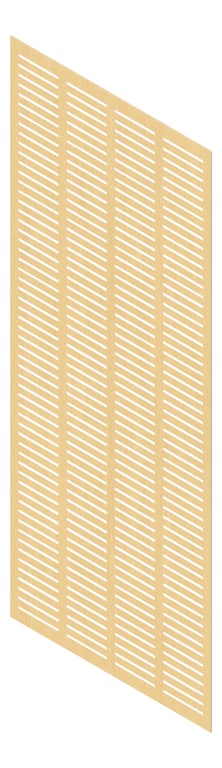 3D Presentation Image of Panel Acoustic Keystone KeyNirvana KS4 3000x1200 Laminex TasmanianOak