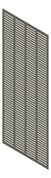 3D Presentation Image of Panel Acoustic Keystone KeyNirvana KS4 3000x1200 MidnightOak