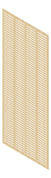 3D Presentation Image of Panel Acoustic Keystone KeyNirvana KS4 3000x1200 NaturalOak