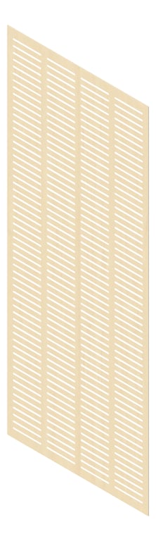 3D Presentation Image of Panel Acoustic Keystone KeyNirvana KS4 3000x1200 NordicOak