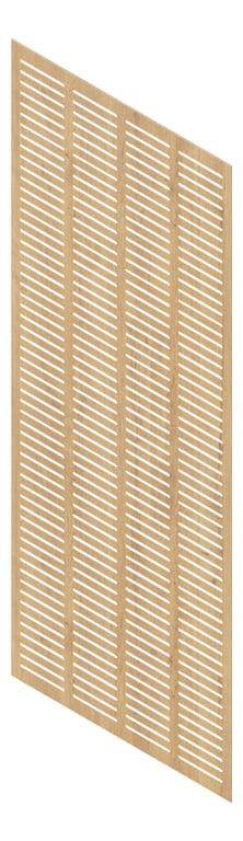 3D Presentation Image of Panel Acoustic Keystone KeyNirvana KS4 3000x1200 PlankedUrbanOak