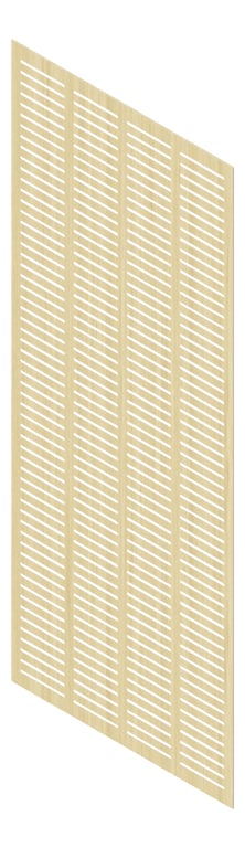 3D Presentation Image of Panel Acoustic Keystone KeyNirvana KS4 3000x1200 PlantationAsh