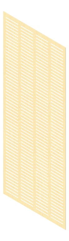 3D Presentation Image of Panel Acoustic Keystone KeyNirvana KS4 3000x1200 RotaryHoopLine