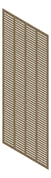 3D Presentation Image of Panel Acoustic Keystone KeyNirvana KS4 3000x1200 SepiaWalnut