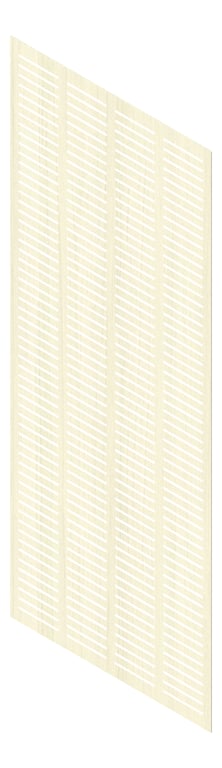 3D Presentation Image of Panel Acoustic Keystone KeyNirvana KS4 3000x1200 WhiteWood