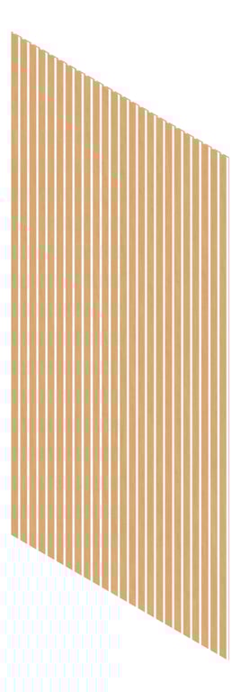 3D Presentation Image of Panel Acoustic Keystone KeyNirvana Madison 2400x1200 Blackbutt