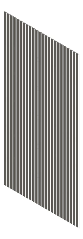 3D Presentation Image of Panel Acoustic Keystone KeyNirvana Madison 2400x1200 Charcoal