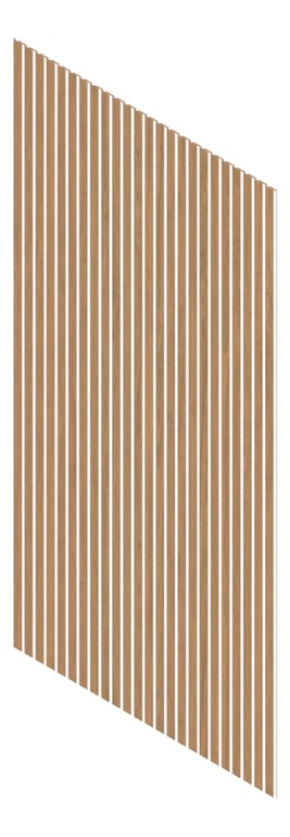 3D Presentation Image of Panel Acoustic Keystone KeyNirvana Madison 2400x1200 FlorentineWalnut