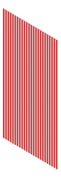 3D Presentation Image of Panel Acoustic Keystone KeyNirvana Madison 2400x1200 PrimaryRed