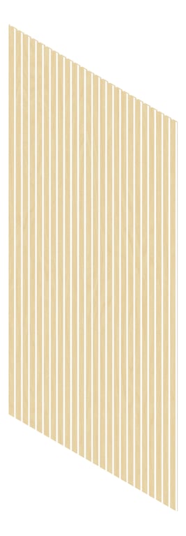 3D Presentation Image of Panel Acoustic Keystone KeyNirvana Madison 2400x1200 RawBirchPly