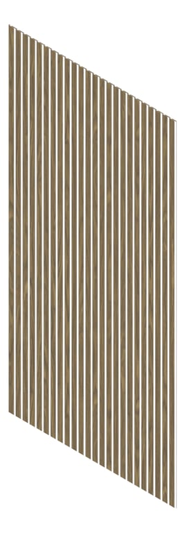 3D Presentation Image of Panel Acoustic Keystone KeyNirvana Madison 2400x1200 SepiaWalnut