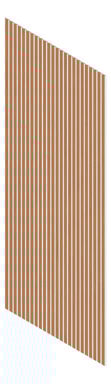 3D Presentation Image of Panel Acoustic Keystone KeyNirvana Madison 3000x1200 EuropeanWalnut