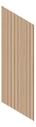 3D Presentation Image of Panel Acoustic Keystone KeyNirvana Madison 3000x1200 FlorentineWalnut