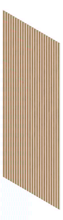 3D Presentation Image of Panel Acoustic Keystone KeyNirvana Madison 3000x1200 FlorentineWalnut