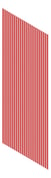 3D Presentation Image of Panel Acoustic Keystone KeyNirvana Madison 3000x1200 PrimaryRed