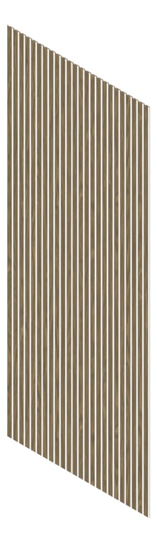 3D Presentation Image of Panel Acoustic Keystone KeyNirvana Madison 3000x1200 SepiaWalnut