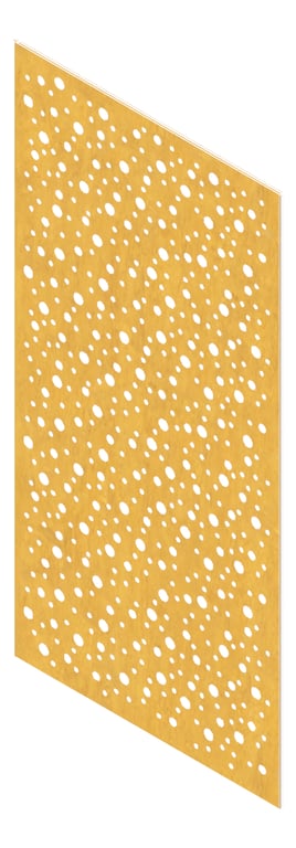 3D Presentation Image of Panel Acoustic Keystone KeyPly Designer 1200x600 HoopPly Ash