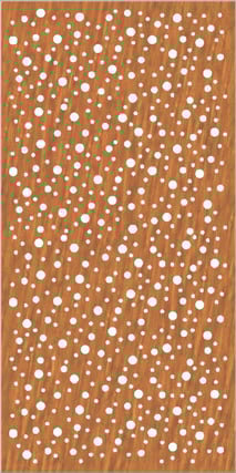  Image of Panel Acoustic Keystone KeyPly Designer 1200x600 HoopPly WalnutStain