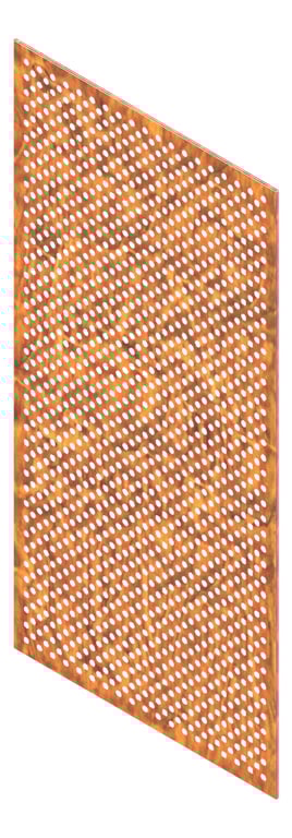 3D Presentation Image of Panel Acoustic Keystone KeyPly KP1 1200x600 HoopPly JarrahStain