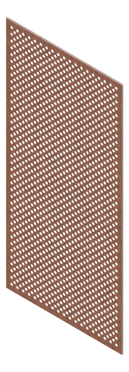 3D Presentation Image of Panel Acoustic Keystone KeyPly KP1 1200x600 HoopPly SpottedGumStain