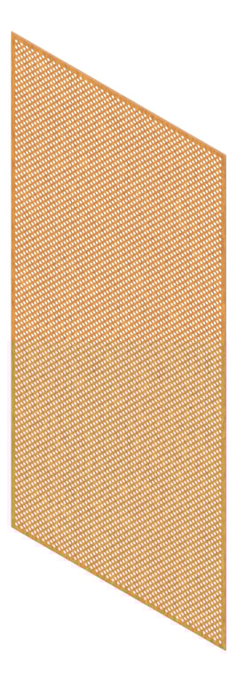 3D Presentation Image of Panel Acoustic Keystone KeyPly KP1 2400x1200 HoopPly BlackbuttStain