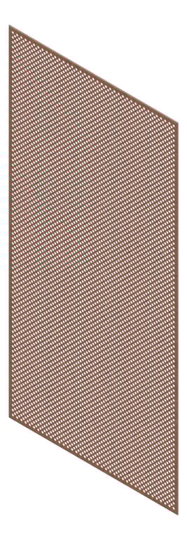 3D Presentation Image of Panel Acoustic Keystone KeyPly KP1 2400x1200 HoopPly SpottedGumStain