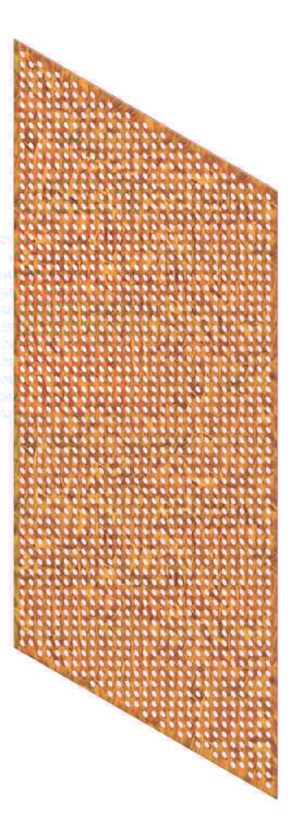 3D Presentation Image of Panel Acoustic Keystone KeyPly KP2 2400x1200 HoopPly JarrahStain