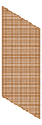 3D Presentation Image of Panel Acoustic Keystone KeyPly KP2 2400x1200 HoopPly WalnutStain