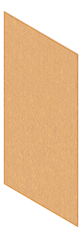 3D Presentation Image of Panel Acoustic Keystone KeyPly KP3 2400x1200 HoopPly BlackbuttStain