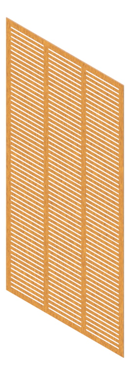 3D Presentation Image of Panel Acoustic Keystone KeyPly KS3 2400x1200 HoopPly BlackbuttStain