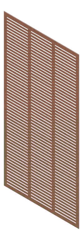 3D Presentation Image of Panel Acoustic Keystone KeyPly KS3 2400x1200 HoopPly SpottedGumStain