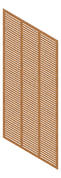 3D Presentation Image of Panel Acoustic Keystone KeyPly KS3 2400x1200 HoopPly WalnutStain
