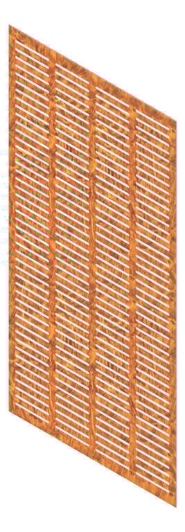 3D Presentation Image of Panel Acoustic Keystone KeyPly KS4 2400x1200 HoopPly JarrahStain