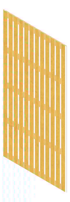 3D Presentation Image of Panel Acoustic Keystone KeyPly Madison 1200x600 HoopPly Ash